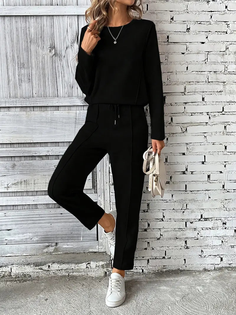 Perdita™ | Elegant Drawstring Two-Piece Set