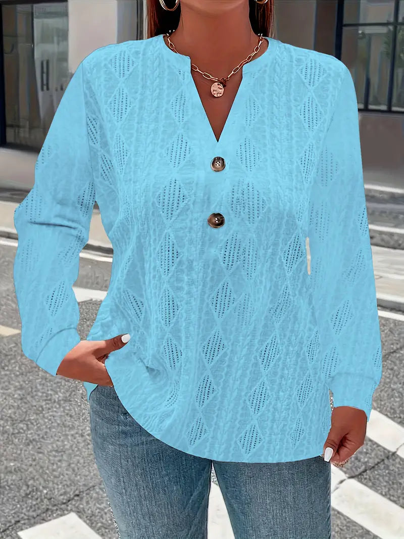 Zafrina™ | Elegant V-Neck T-Shirt