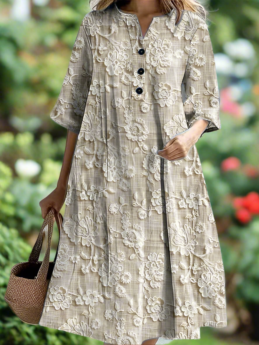 Elira™ | Relaxed Floral Dress
