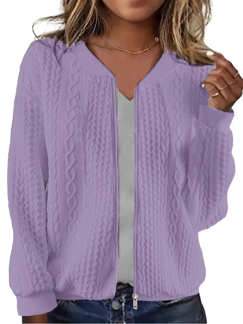 Marcelline™ | Elegant Bomber Jacket
