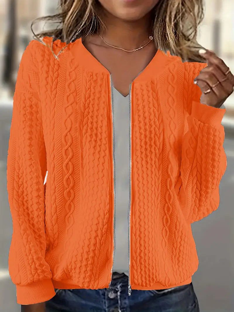 Marcelline™ | Elegant Bomber Jacket