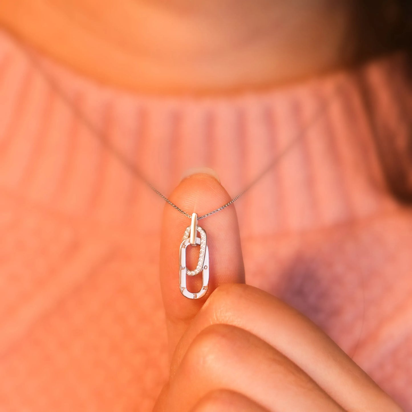 LYNN & CO | S925 Eeuwig Verbonden Cirkel Ketting