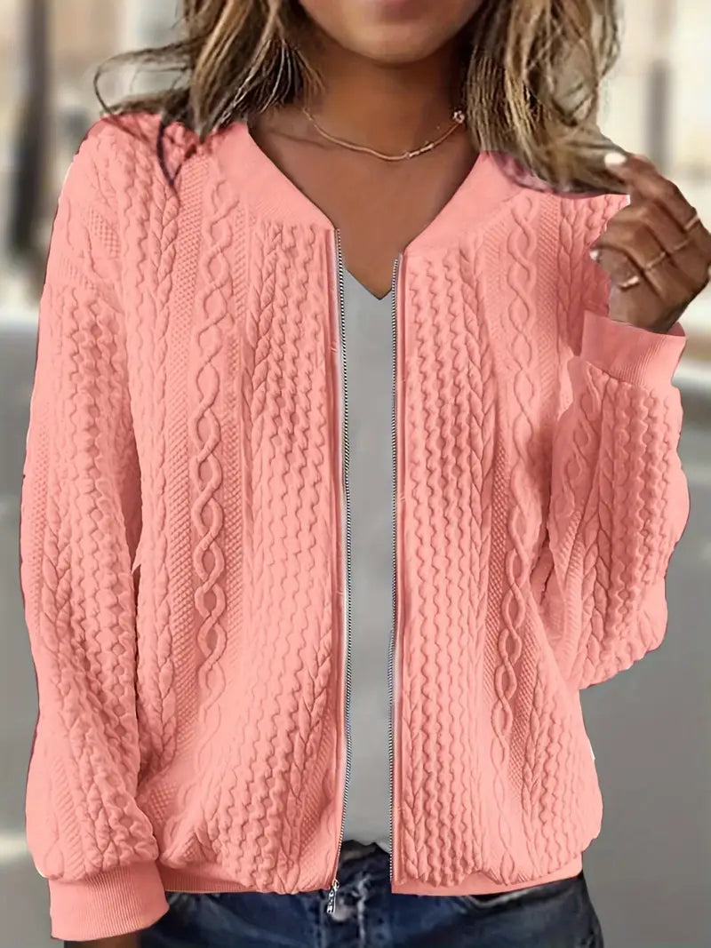 Marcelline™ | Elegant Bomber Jacket
