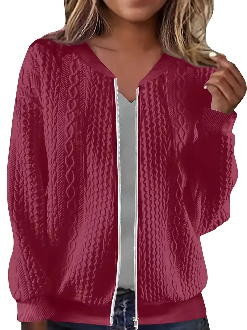Marcelline™ | Elegant Bomber Jacket