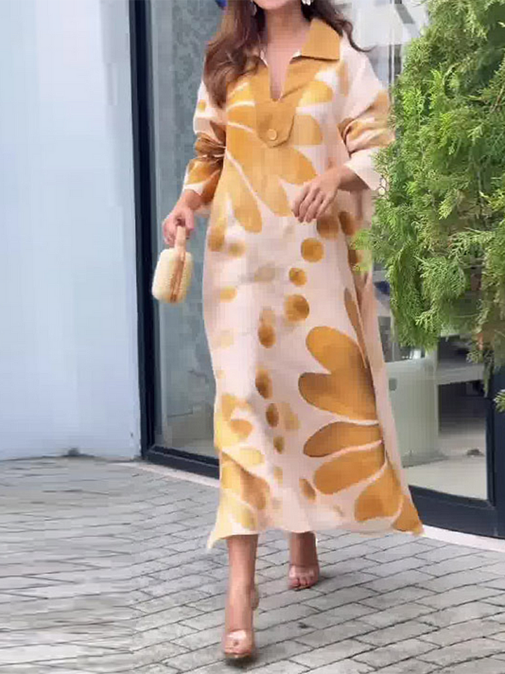Astrid™ | Golden Blossom Dress