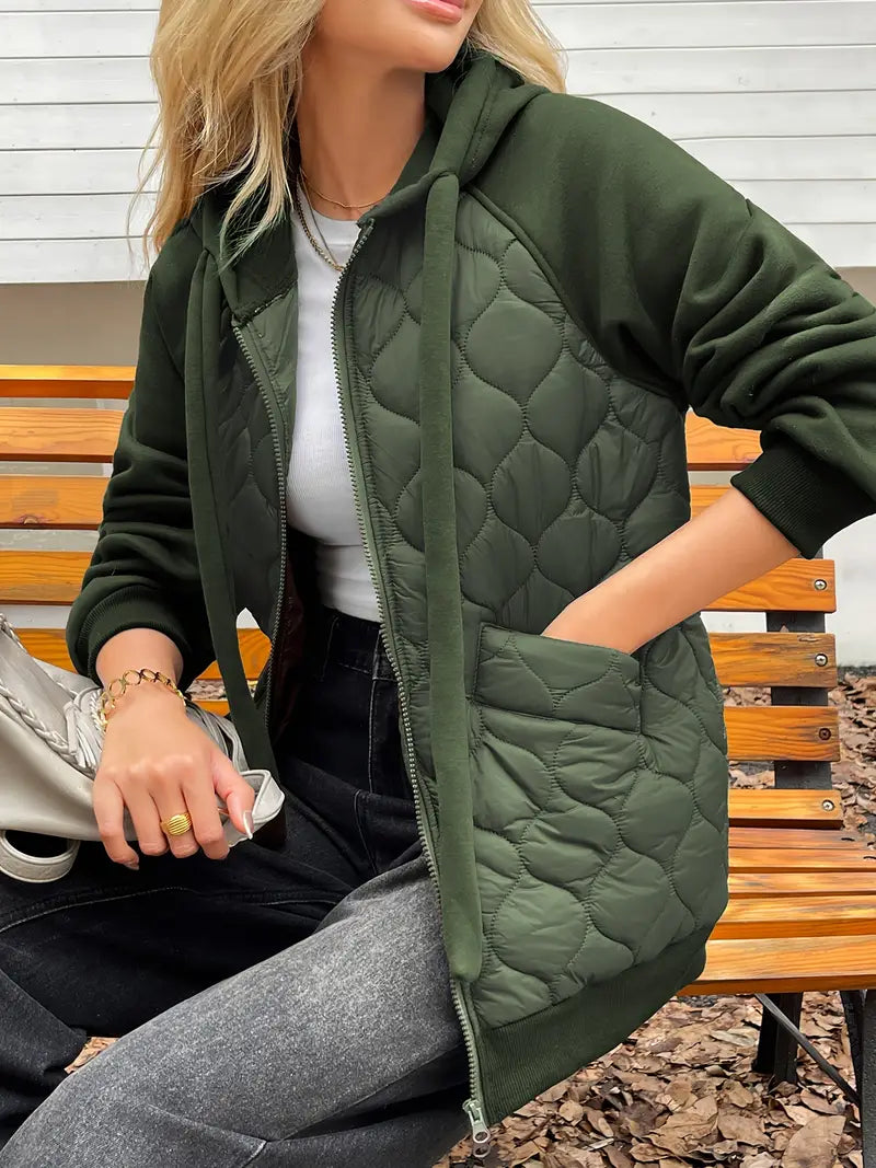 Clora™ | Quilted Hoodie Jacket