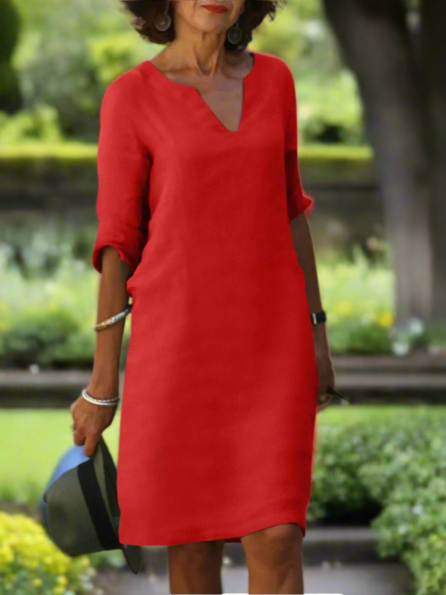 Iracema™ | Graceful V-Line Formal Dress