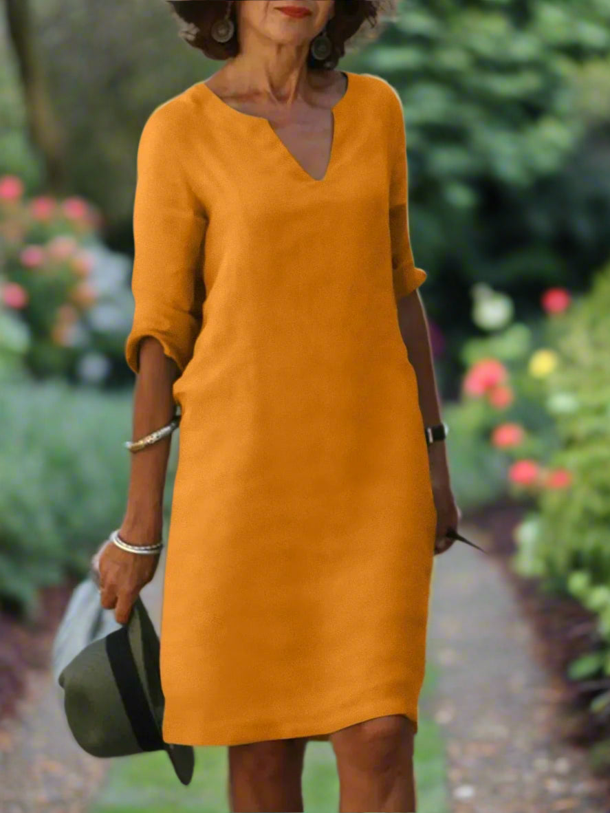 Iracema™ | Graceful V-Line Formal Dress