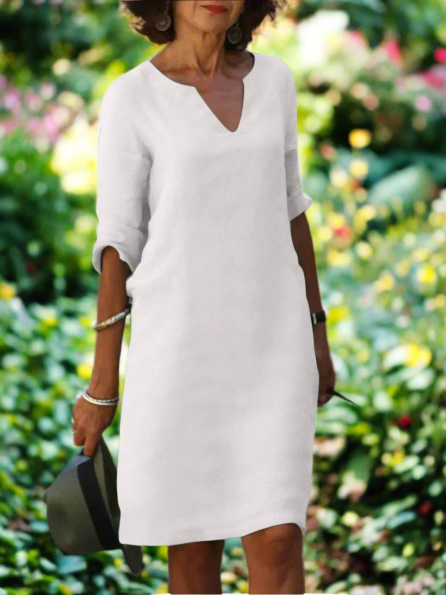 Iracema™ | Graceful V-Line Formal Dress