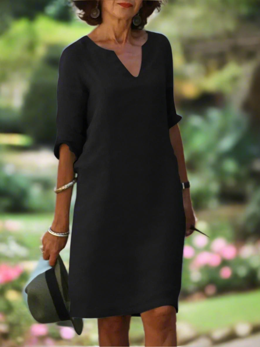 Iracema™ | Graceful V-Line Formal Dress