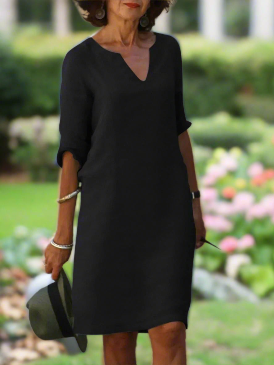 Iracema™ | Graceful V-Line Formal Dress