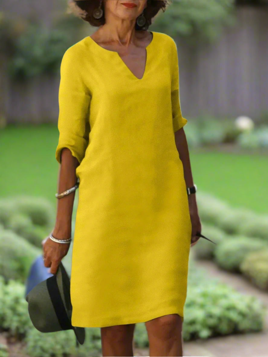 Iracema™ | Graceful V-Line Formal Dress