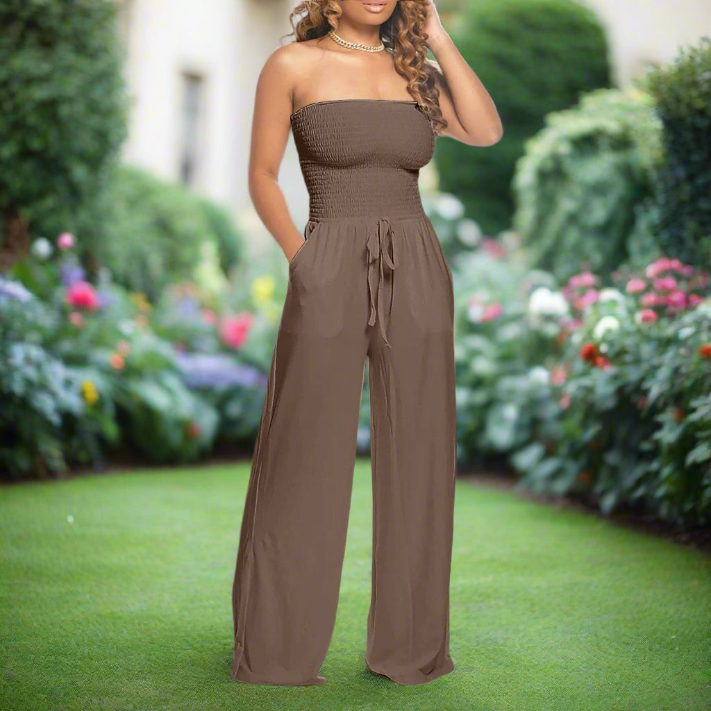 Della™ | Chic Off-Shoulder Jumpsuit