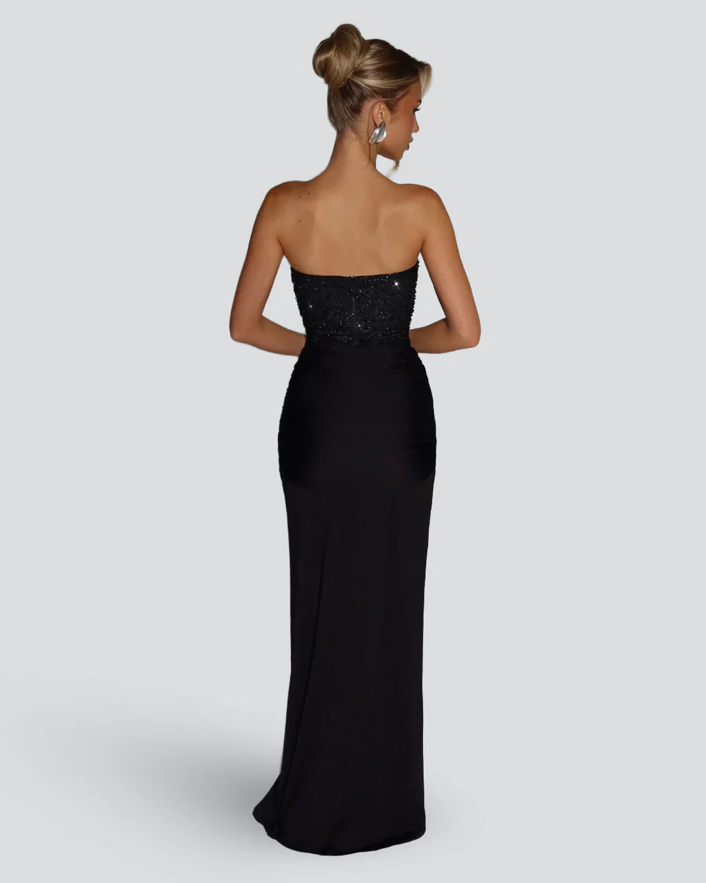 Romy™ | Sequin Strapless Maxi Dress