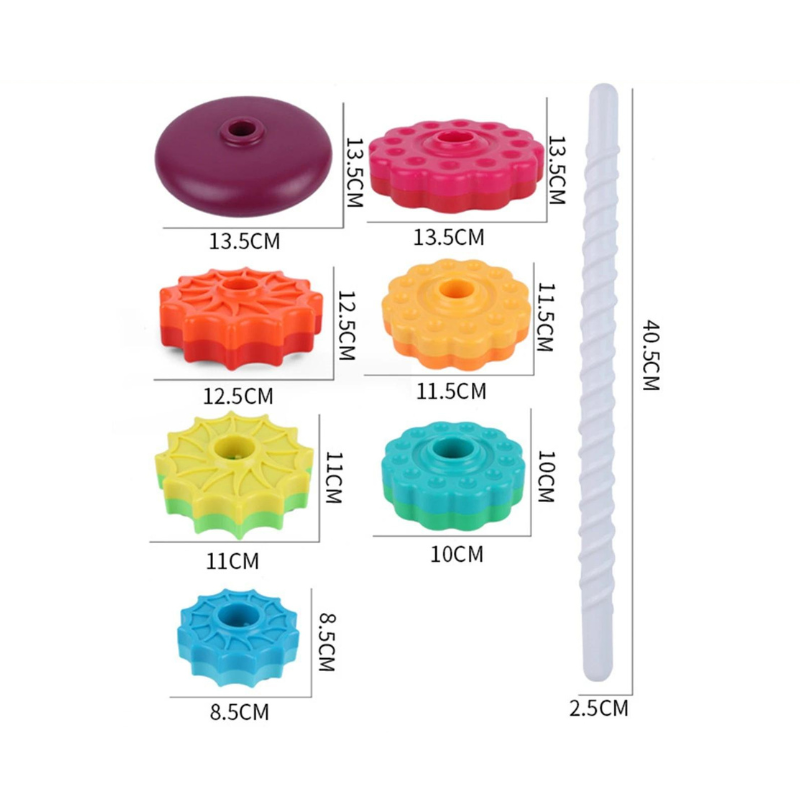 SPINBOW™ - Leuke & leerzame kleurentoren voor kinderen