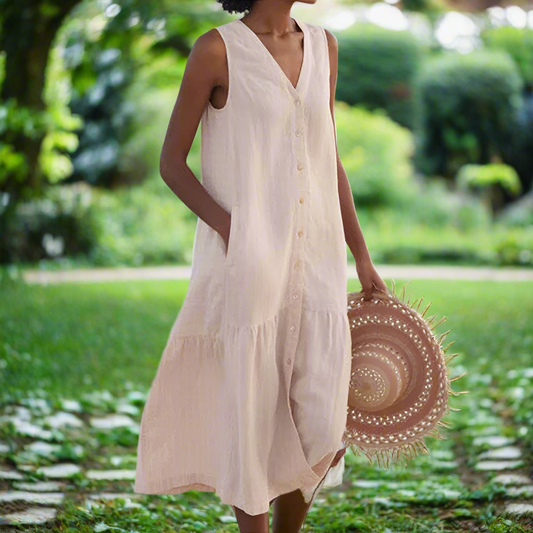 Ignacia™ | Relaxed Fit Summer V-Neck Dress