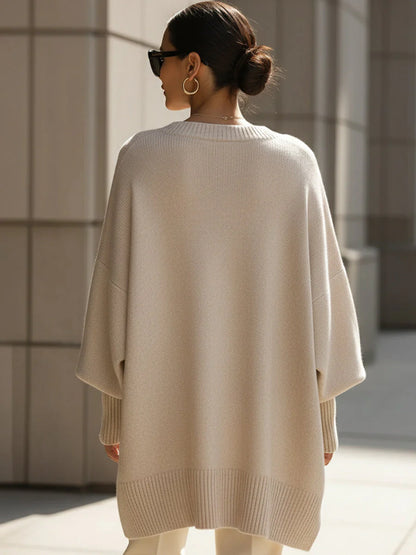 Pella™ | Oversized Poncho Sweater