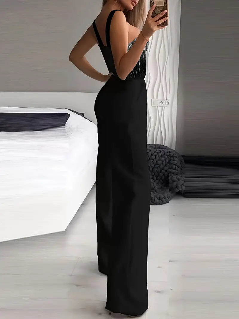 Hestia™ | Sleeveless Wide-Leg Jumpsuit