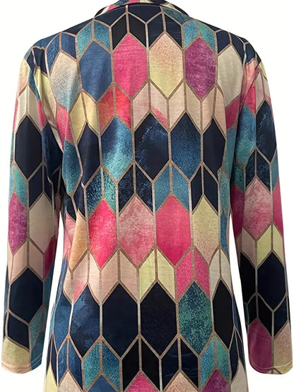 Orinthia™ | Zip-Up Long Sleeve Shirt