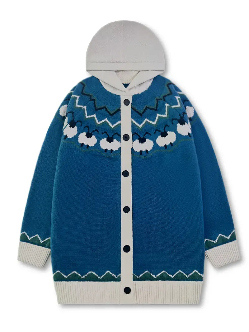 Kyrisa™ | Casual Forest Pattern Cardigan