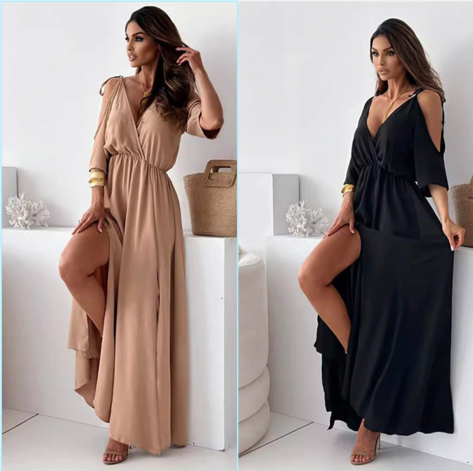 Calista™ | Elegant Side Slit Dress