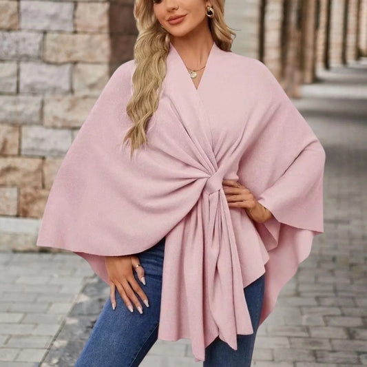 Yvette™ | Elegant Draped Poncho