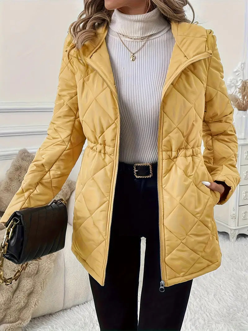 Jolie™ | Quilted Hooded Jacket