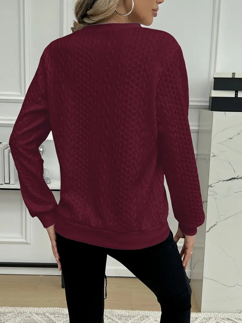 Thalira™ | Elegant Zipper Sweater