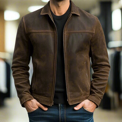 Kaiden™ | Premium Suede Ritsjack