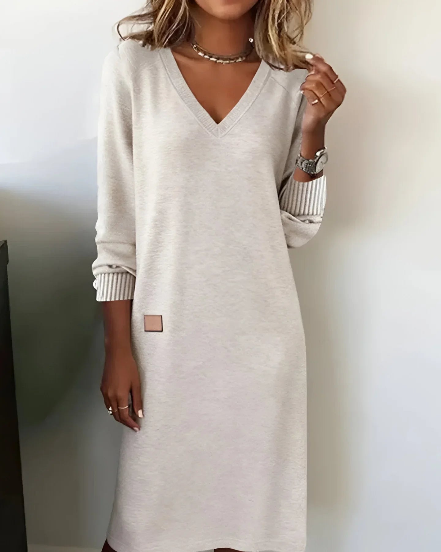 Clarisa™ | Cozy Knit Sweater Dress