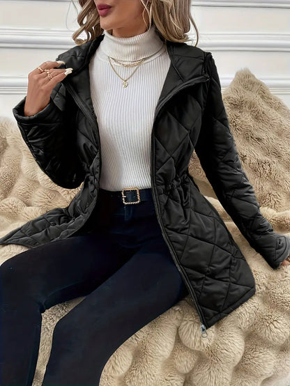Jolie™ | Quilted Hooded Jacket