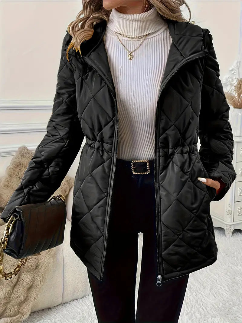 Jolie™ | Quilted Hooded Jacket