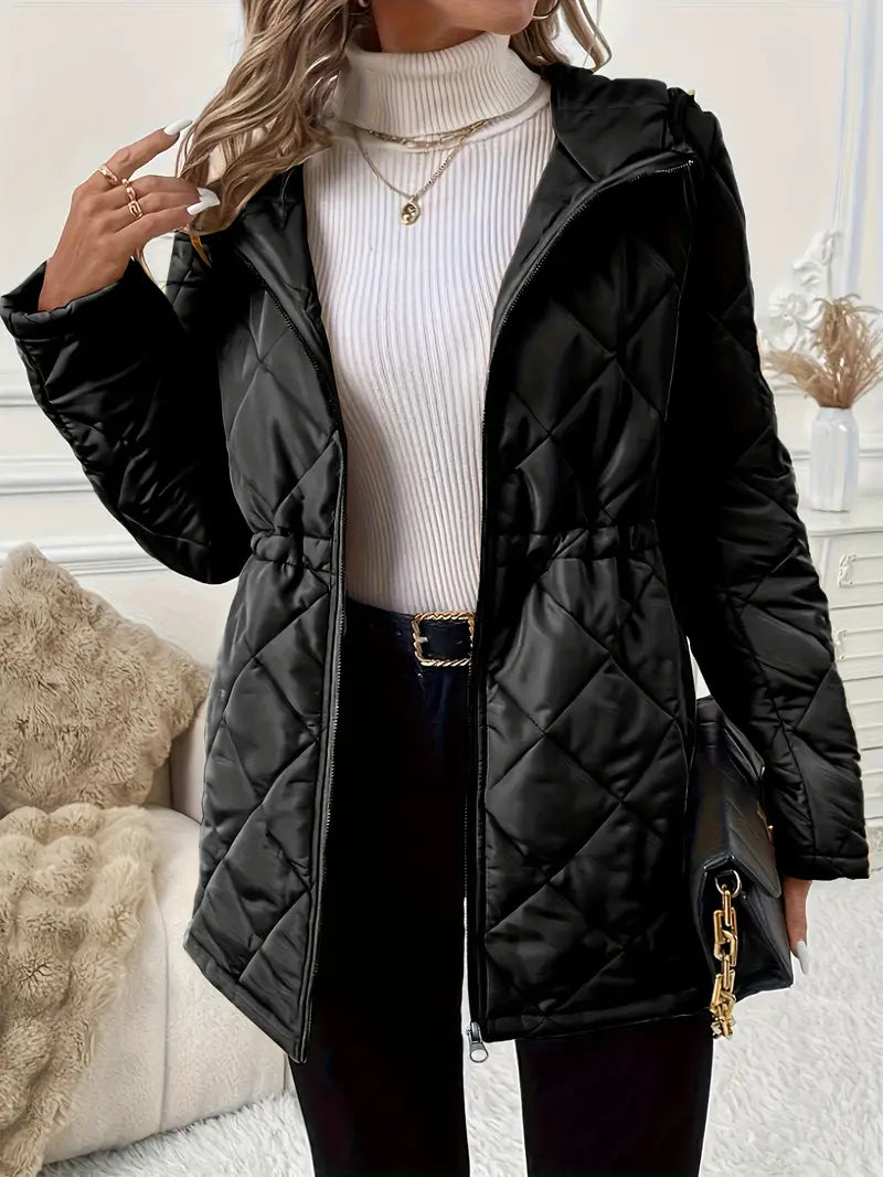 Jolie™ | Quilted Hooded Jacket