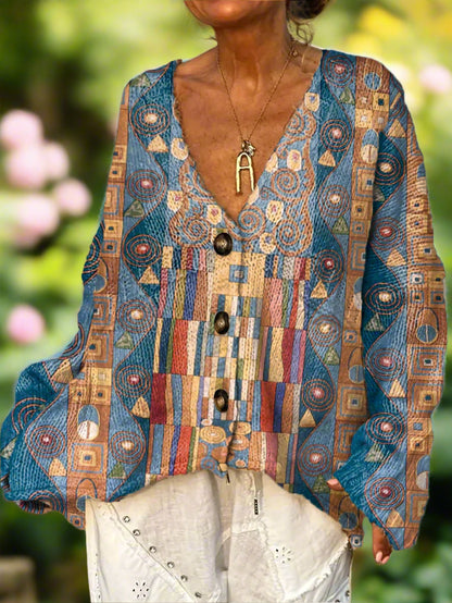 Olivia™ | Art Print Cardigan