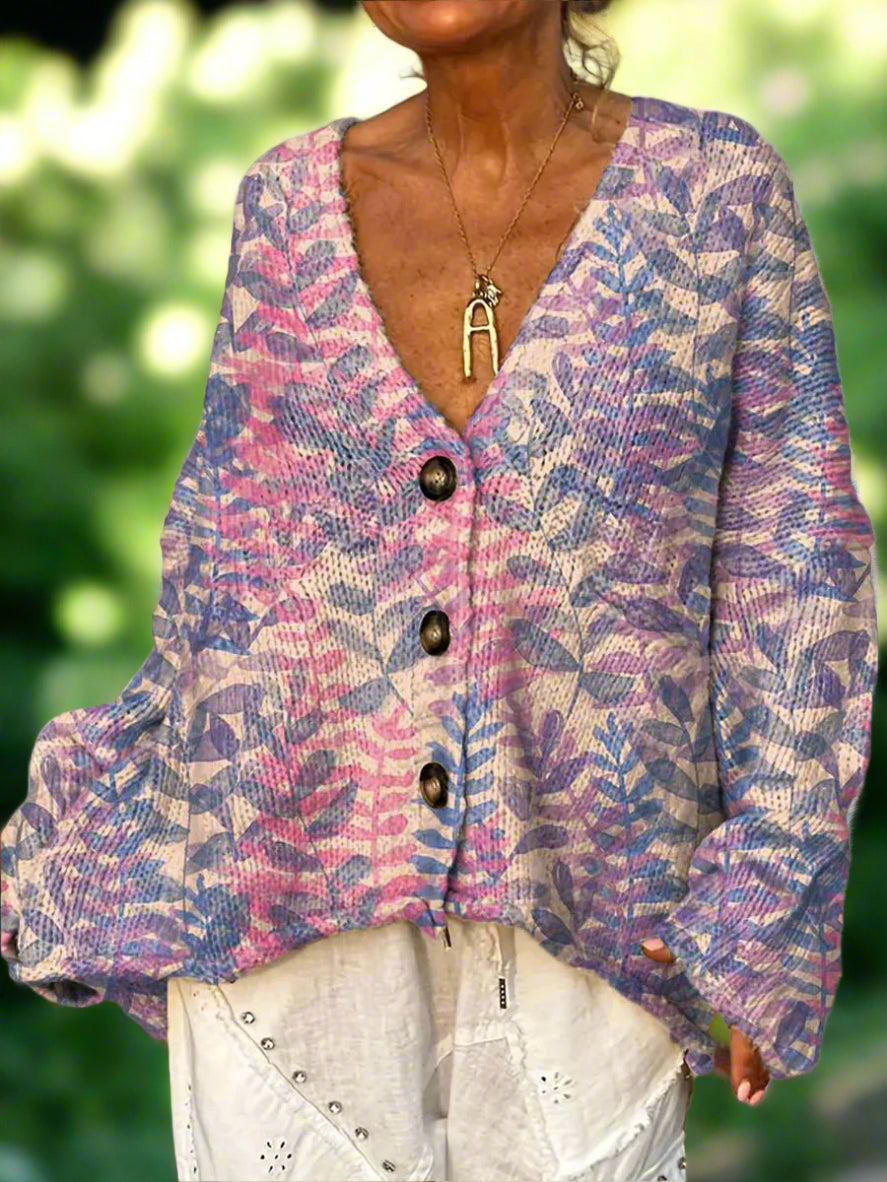 Olivia™ | Art Print Cardigan