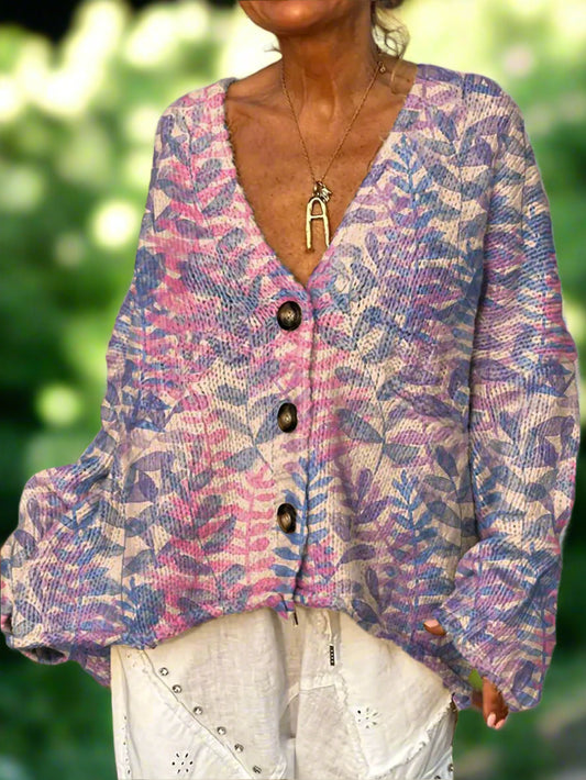 Olivia™ | Art Print Cardigan