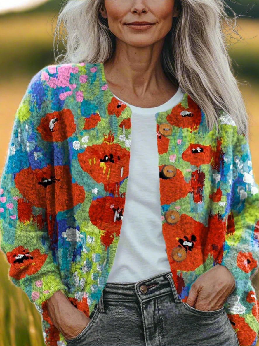 Heidi™ | Patchwork Cardigan