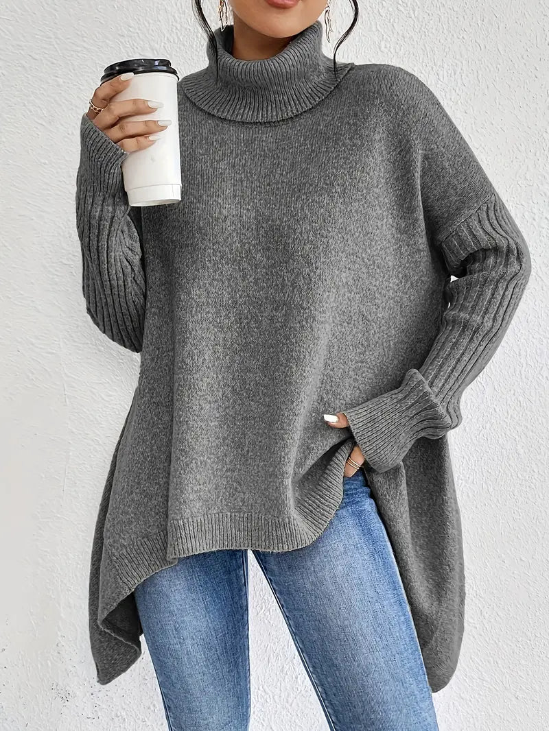Kira™ |  Long Turtleneck Sweater