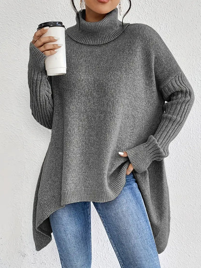 Kira™ |  Long Turtleneck Sweater