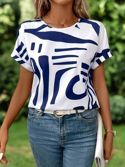 Lainey™ | Effortless Printed Blouse