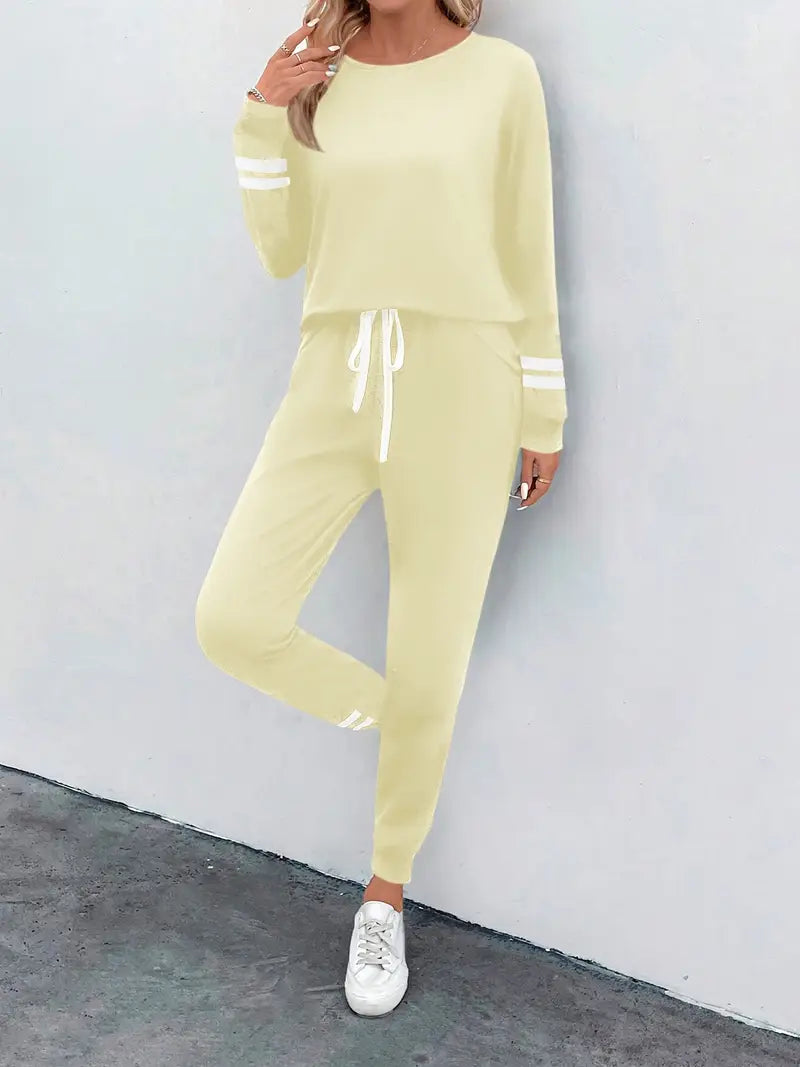 Quintessa™ | Women's Cozy Striped Lounge Set