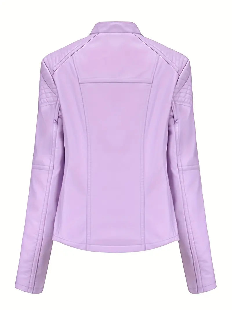 Branna™ | Zippered Biker Jacket