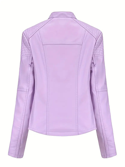 Branna™ | Zippered Biker Jacket