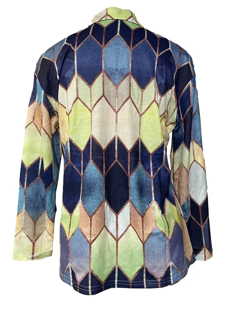 Orinthia™ | Zip-Up Long Sleeve Shirt