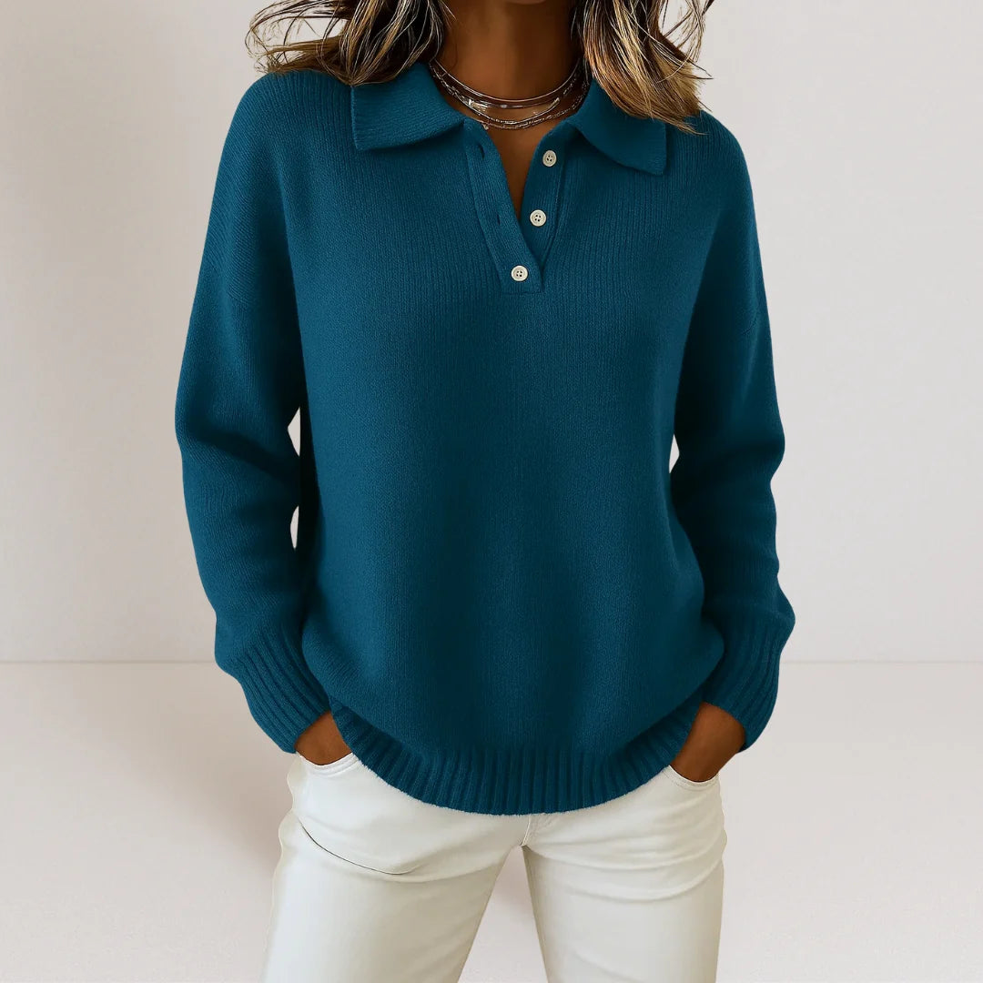 Belamy™ | Soft Knitted Sweater with Collar