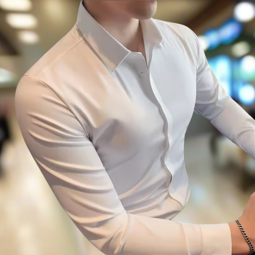 MaxFit™ | Plus-maat shirt met lange mouwen