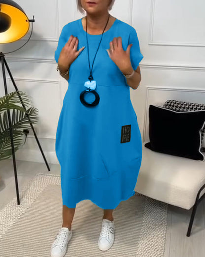 Nivelle™ | Casual Text Dress
