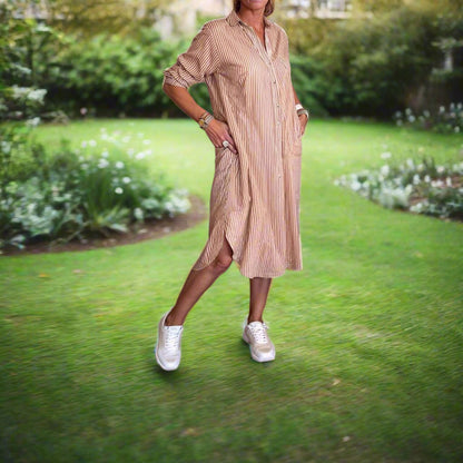 Keturah™ | Shirt Dress with Collar