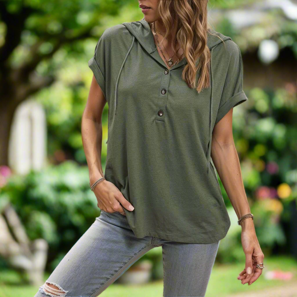 Halina™ | Lightweight Hooded Top