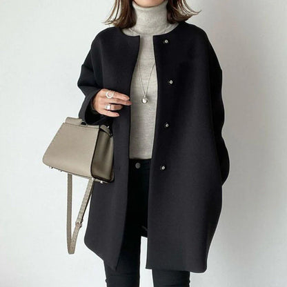 Zadie™ | Elegant Straight-Lined Coat